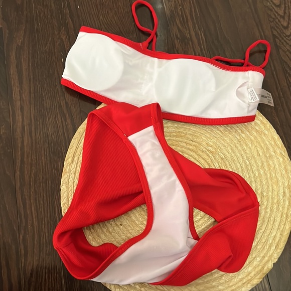 Zaful Bandeau Swim Tankini Bikini Swim Set Size Medium - Picture 11 of 12